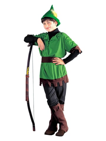 Carnival Party 5tlg. Kostüm "König der Diebe" in Grün/ Braun