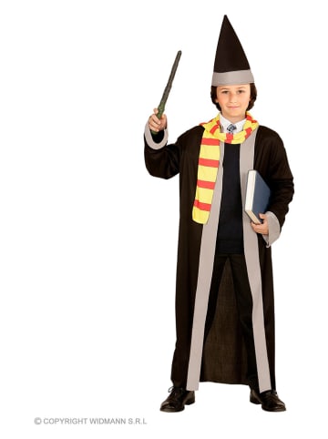 Carnival Party 3-częściowy kostium "Magician" w kolorze czarnym