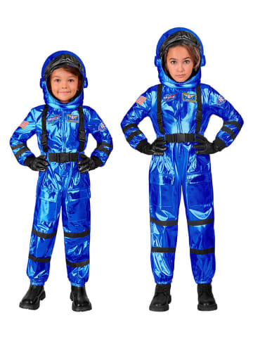 Carnival Party 2-delige kostuum "Blauwe astronaut" blauw