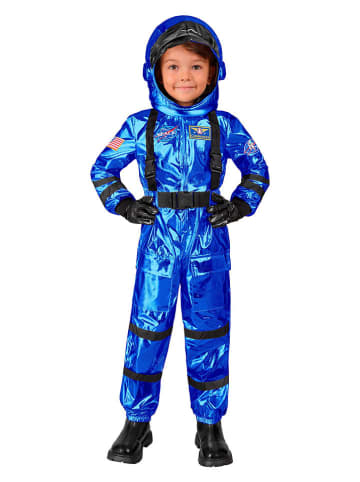 Carnival Party 2-delige kostuum "Blauwe astronaut" blauw