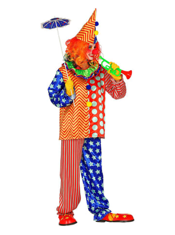 Carnival Party 3-częściowy kostium "Clown" ze wzorem