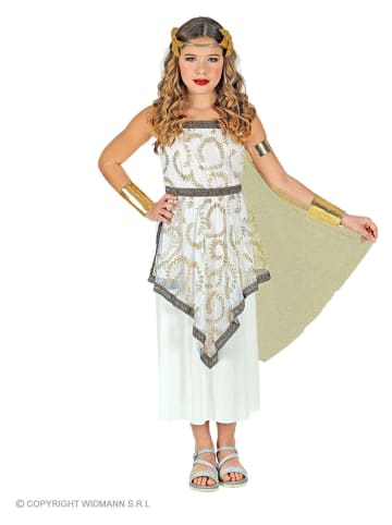 Carnival Party 4-częściowy kostium "Greek goddess" w kolorze złoto-białym