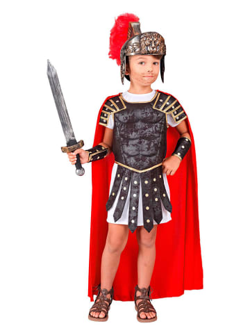 Carnival Party 3-delige kostuum "Romeinse centurion" zwart/rood/wit