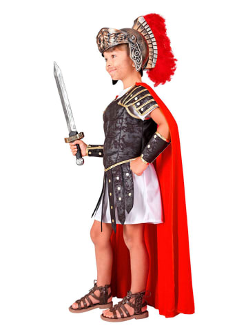 Carnival Party 3-delige kostuum "Romeinse centurion" zwart/rood/wit