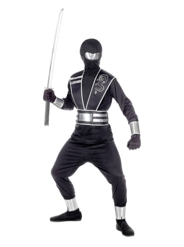 Carnival Party 6-częściowy kostium w kolorze czarnym