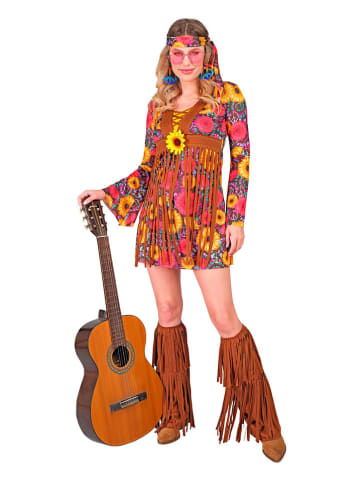 Carnival Party 3-delig kostuum "Hippie" meerkleurig