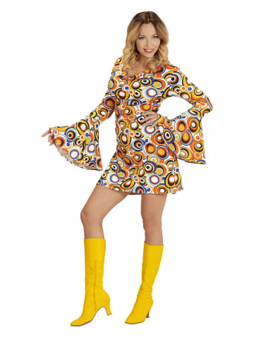Carnival Party Kostuumjurk "70's" meerkleurig/oranje