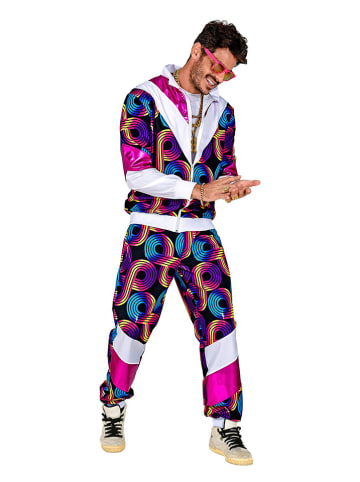 Carnival Party 2-częściowy kostium w kolorze czarnym ze wzorem