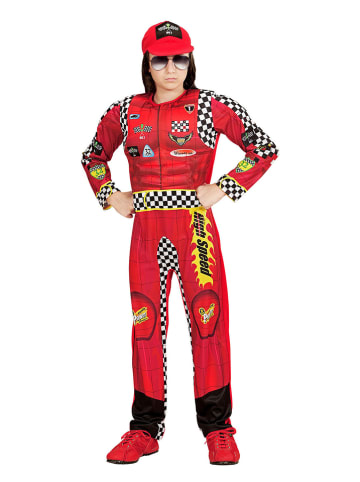 Carnival Party Kostuumpak "Formule 1 Rijder" rood