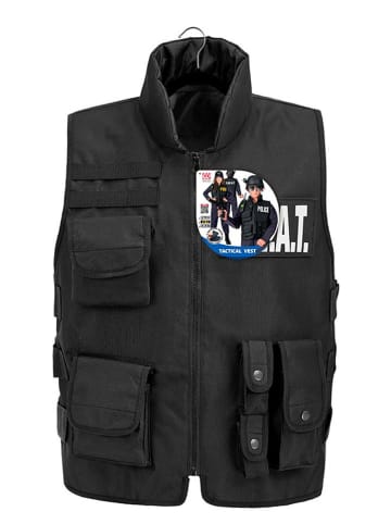 Carnival Party Kostuumgilet "SWAT | FBI | POLICE" zwart