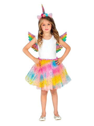 Carnival Party 3tlg. Kostüm "Einhorn" in Bunt