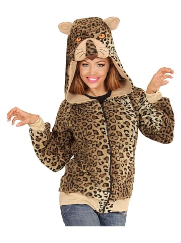 Carnival Party Kostümjacke "Leopard" in Braun/ Beige