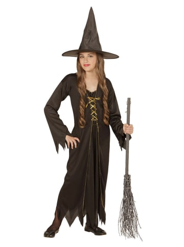 Widmann 2tlg. Kostüm "HEXE" in Schwarz