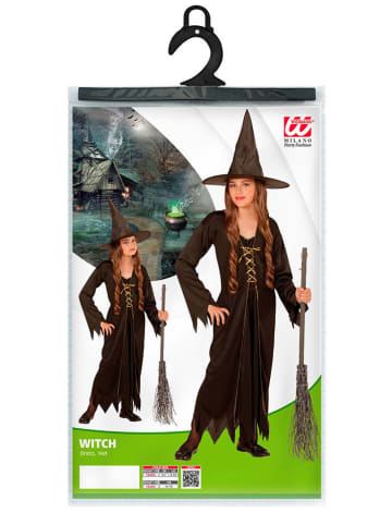 Widmann 2-delig kostuum "HEKS" zwart