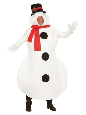 Widmann 2-częściowy kostium "Snowman" w kolorze biało-czerwonym