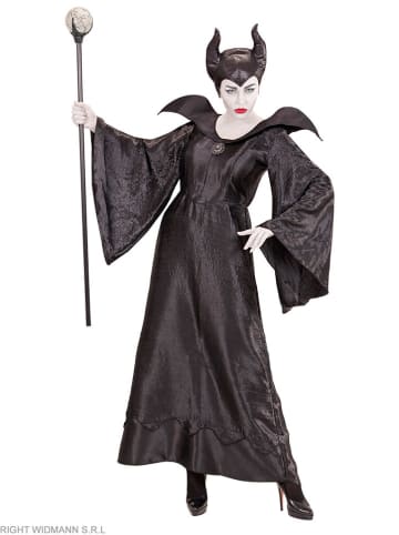 Widmann 2-częściowy kostium "MALEFIZIA" w kolorze czarnym