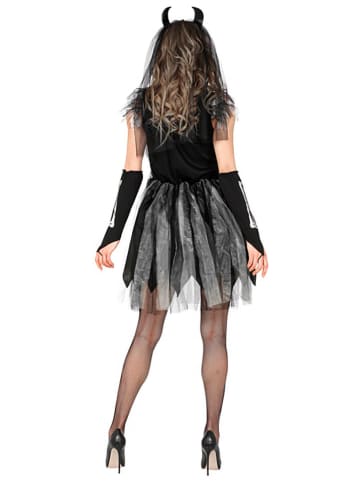 Widmann Kostüm "SKELEDEV BRIDE" in Schwarz