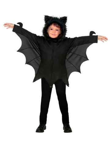 Carnival Party Kostüm "FLEDERMAUS" in Schwarz