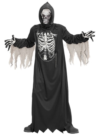 Widmann Kostuum "MAGERE HEIN" zwart