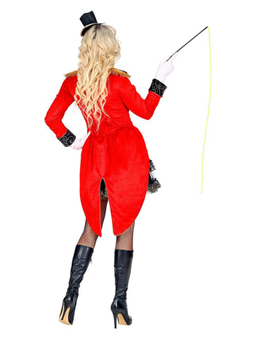 Carnival Party 5tlg. Kostüm "Zirkusdirektor" in Rot/ Schwarz