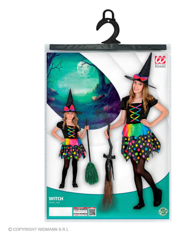 Carnival Party 2-częściowy kostium w kolorze czarnym ze wzorem