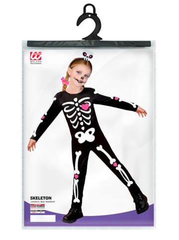 Widmann Kostuum "SKELET" zwart