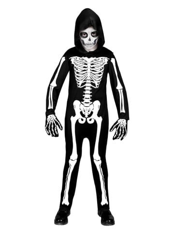 Carnival Party Kostium "Skeleton" w kolorze czarno-białym