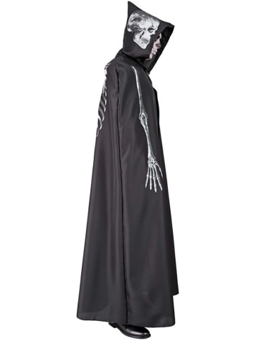 Widmann Kostüm "SKELETT MANTEL MIT KAPUZE" in Schwarz