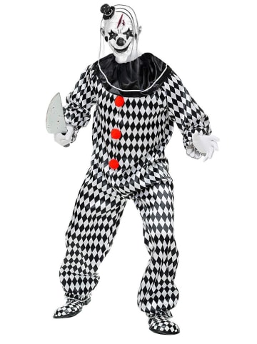 Widmann Kostuumpakje "CIRCUS CLOWN" zwart/wit