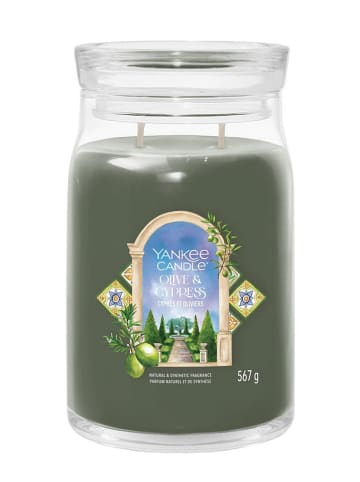 Yankee Candle Duftkerze "Olive & Cypress" - 567 g