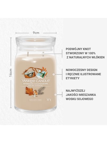 Yankee Candle Świeca zapachowa "Afternoon Scarpbooking" - 567 g