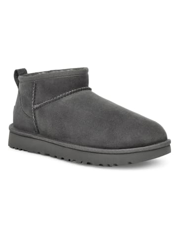 UGG Enkelboots met lamsvacht grijs
