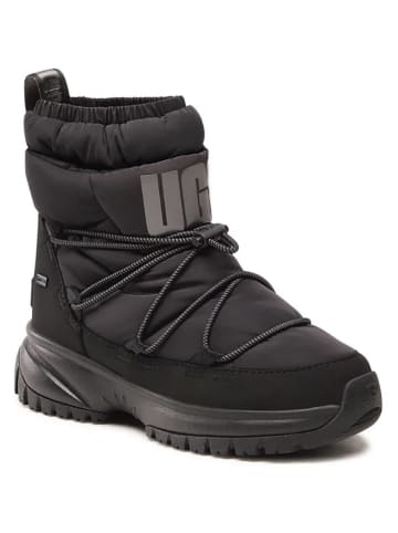 UGG Leren winterboots "Yose Puffer" zwart