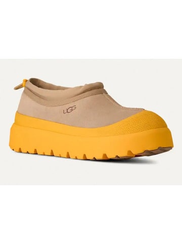 UGG Leder-Slipper "Tasman Weather" in Beige/ Gelb