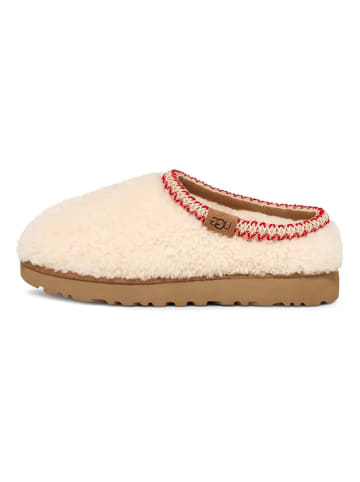 UGG Pantoffels met schapenvacht "Tasman Maxi Curly" crème