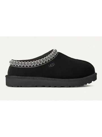UGG Leder-Hausschuhe "Tasman II" in Schwarz