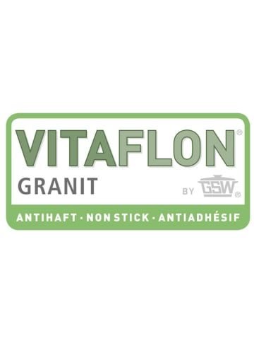 GSW 2-delige set: pan met deksel "Gourmet" zwart  - Ø 20 cm