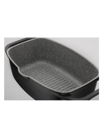 GSW Brytfanna "Gourmet Granit" w kolorze czarnym - 33 x 21 cm