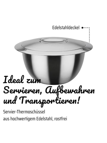 GSW Thermoschüssel in Silber - 1,2 l
