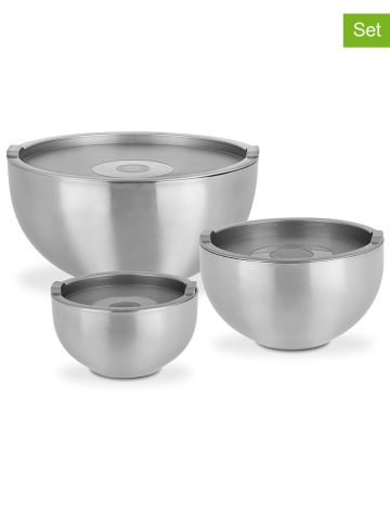 GSW Miski termiczne (3 szt.) w kolorze srebrnym
