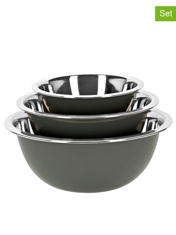 GSW 3er-Set: Schüsseln "Magic Color" in Grau