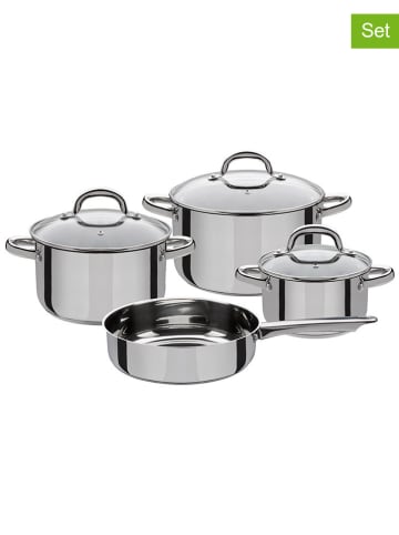 GSW 7-delige kookgereiset "Montreal" zilverkleurig