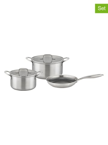 GSW 5tlg. Kochgeschirr-Set ''Inoxxa'' in Silber