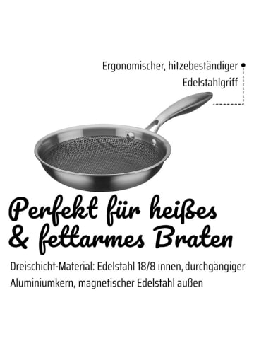 GSW Bratpfanne ''Inoxxa'' in Silber - Ø 28 cm