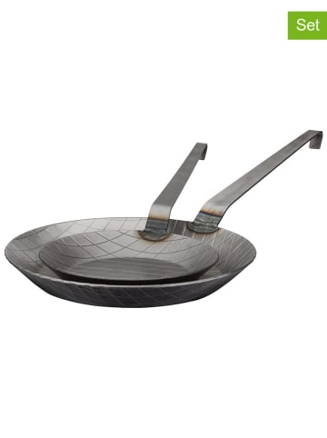 GSW 2er-Set: Bratpfannen ''Gastro'' in Silber