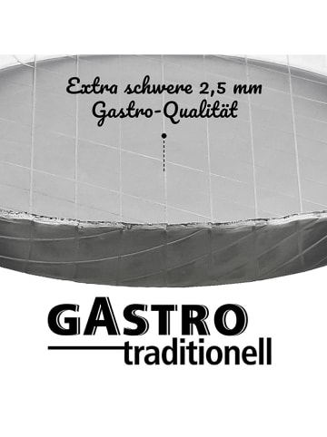 GSW 2er-Set: Bratpfannen ''Gastro'' in Silber