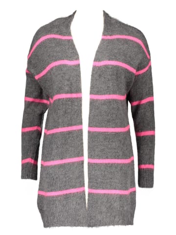 miss goodlife Cardigan in Grau/ Pink