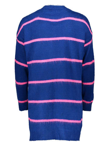 miss goodlife Cardigan in Dunkelblau/ Rosa