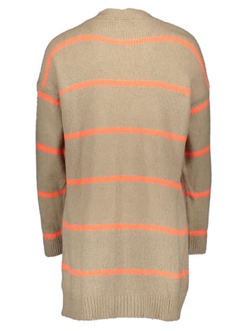 miss goodlife Cardigan in Beige/ Orange