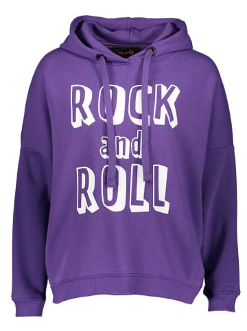 miss goodlife Hoodie "Rock and Roll" in Lila